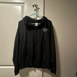 Vans Black Hooded Windbreaker